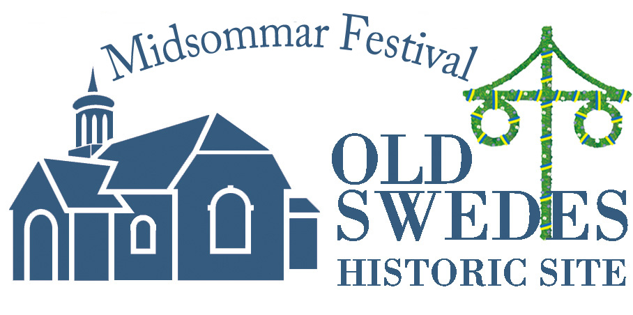 Old Swedes logo with Midsommar Festival text and Maypole added